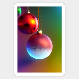 Christmas Baubles 1 Sticker